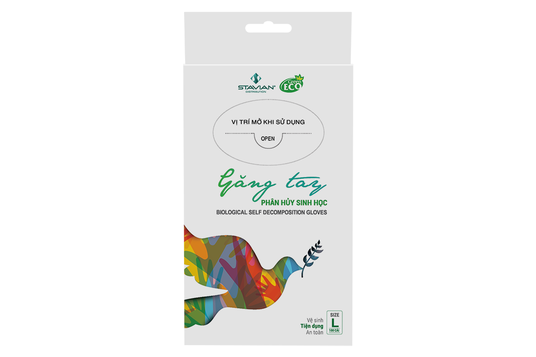 GREEN ECO biodegradable gloves size L